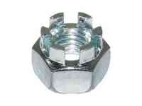 Гайка корончатая оцинкованная