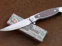 Складной нож reptilian руна-03, сталь d2, рукоять карбон