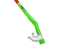 Трубка seashore baby с клапаном sn-06 зелёная akvilon