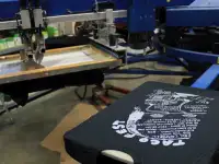 Станок печатный для рисунков на одежде, логотипов, шелкография, фотография 2