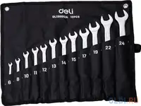 Набор комбинированных гаечных ключей 12 шт deli dl130012a спецификация: 6 мм,