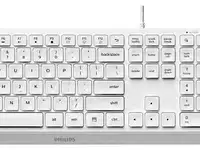 Philips проводной комплект  spt6207w(клавиатура spk6207w+мышь spk7207w) usb 2.0 104 клав/3