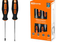 Набор отверток 6 шт.: sl:3х75;5х100;6х100, ph:0х75;1х100;2х100 cr-v алмаз tdm