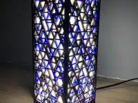 Голубой Интерьерный лампа-ночник, фотография 2