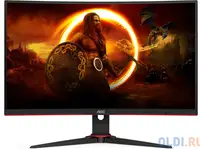 Монитор aoc 27" gaming c27g2e черный/красный va led 1ms 16:9 hdmi