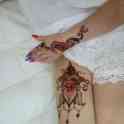Роспись по телу хной, глитером.Свадебное мехенди,, фотография 2