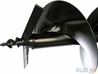 Elitech 0809.010900 шнек для грунта,ф300мм,l800мм,однозаходный