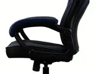 Кресло игровое aerocool aс40c air черный/синий сиденье черный/синий полиуретан крестов.