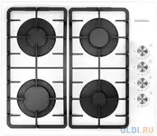 Варочная панель газовая дарина 1t1 bgc 341 12 w белый