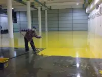 Промышленные наливные полы.