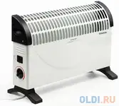 Обогреватель-конвектор sonnen y-02s, 1500 вт, 3 режима работы, белый/черный, 453494