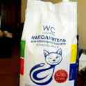 Наполнитель комкующейся wc cat/kitten для кошачьего туалета 5 кг-10 л classic