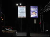 Резмещение рекламных щитов на придорожных столбах и опорах, фотография 5