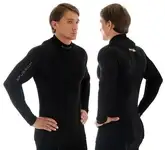 Термокофта brubeck men wool merino black, фотография 7