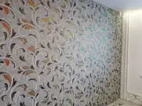 Поклейка обоев, декоративная штукатурка, фотография 7