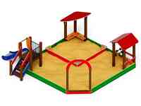 Песочный дворик с горкой ио 6.01.05-01