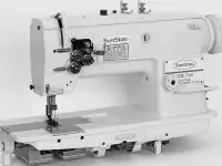 Sunstar KM-740B двухигольная швейная машина челночного стежка