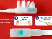 Одноразовая зубная щетка с пастой внутри