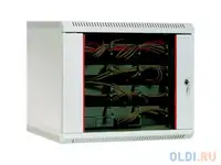 Шкаф настенный 9u цмо шрн-9.650 600x650mm дверь стекло