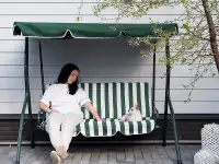 Садовые качели 3- местные, 1700х1100х1530, фотография 2