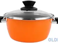 Кастрюля низкая с крышкой vitrinor valencia 21 20