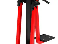 Хипс+маятник (красный) - уличный тренажер - ст 024-11