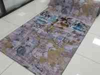 Тренд ковровая дорожка с красками, коврик метражом 120см, фотография 7