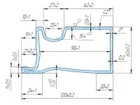 Профилегибочная машина для производства опалубки прямо из круглых труб, фотография 4