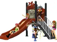 Метало-пластиковые детские городки, качели,карусели., фотография 6