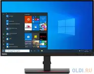 Монитор 23.8" lenovo thinkvision t24h-20black (ips, led, wide, 2560x1440, 6ms, 178°/178°,