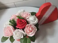 Букеты из мыльных цветов, фотография 6