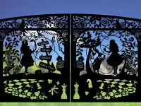 Ворота для панельных ограждений 3D, фотография 4