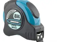 Рулетка "schlagfest", 8 м x 25 мм, магн. обрез зацеп, двухст.
