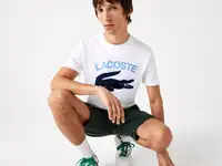 Мужская футболка lacoste regular fit xl с принтом