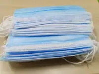 Маски трехслойные, одноразовые оптом, фотография 2