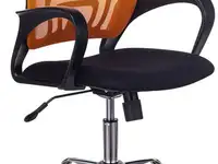 Кресло бюрократ ch-695n/sl/or/black спинка сетка оранжевый tw-38-3 сиденье черный tw-11 крестовина