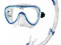 Набор seacsub duo salina siltra (прозрачный силикон) синий