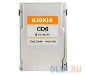Серверный твердотельный накопитель/ kioxia ssd cd6-r, 7680gb, u.3(2.5" 15mm), nvme, pcie