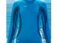 Термобелье майка сивера сноуи вп(ж) с воротником и полуперчаткой женская сапфир/лагуна