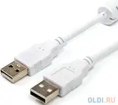 Кабель usb 1.8 m (am <=> am), белый