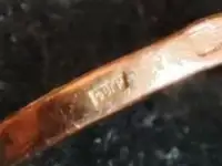 Продаю золотое кольцо и браслет с гравировкой 585 пробы, фотография 5