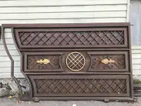 Ворота толстые и тяжелые с отдельной калиткой бу