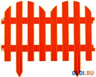 Забор декоративный "романтика", 28 х 300 см, желтый, россия// palisad