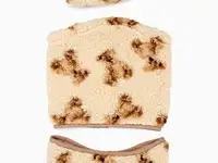 Шапка, снуд и варежки happy baby