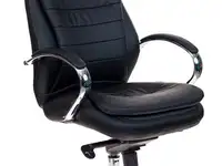 Кресло руководителя бюрократ t-9950/black-pu сиденье черный искусственная кожа крестовина хром