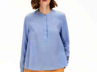 Льняная женская рубашка lacoste