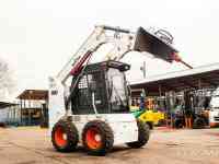 Аренда/услуги минипогрузчика (мультика) бобката (bobcat) wekan с гидромолотом, с ковшом, фотография 2