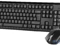 Клавиатура + мышь a4 v-track 4200n клав:черный мышь:черный usb беспроводная
