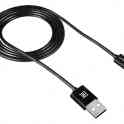 Кабель canyon lightning to usb cable 1m cne-cfi1b. черный, фотография 2