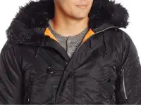 Продам Зимняя куртка-парка Аляска Alpha Industries SLIM FIT N-3B BlackOrange, фотография 2